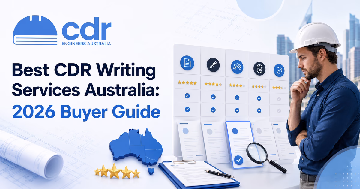 A comparison table showing the best CDR writing services Australia with pricing, turnaround times, and revision policies for 2026.